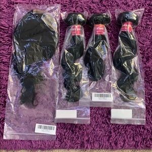 Julia Hair- 3 Bundles With Closure